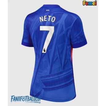 Chelsea Pedro Neto #7 Tricou Fotbal Replică 2025-26 Femei Acasa